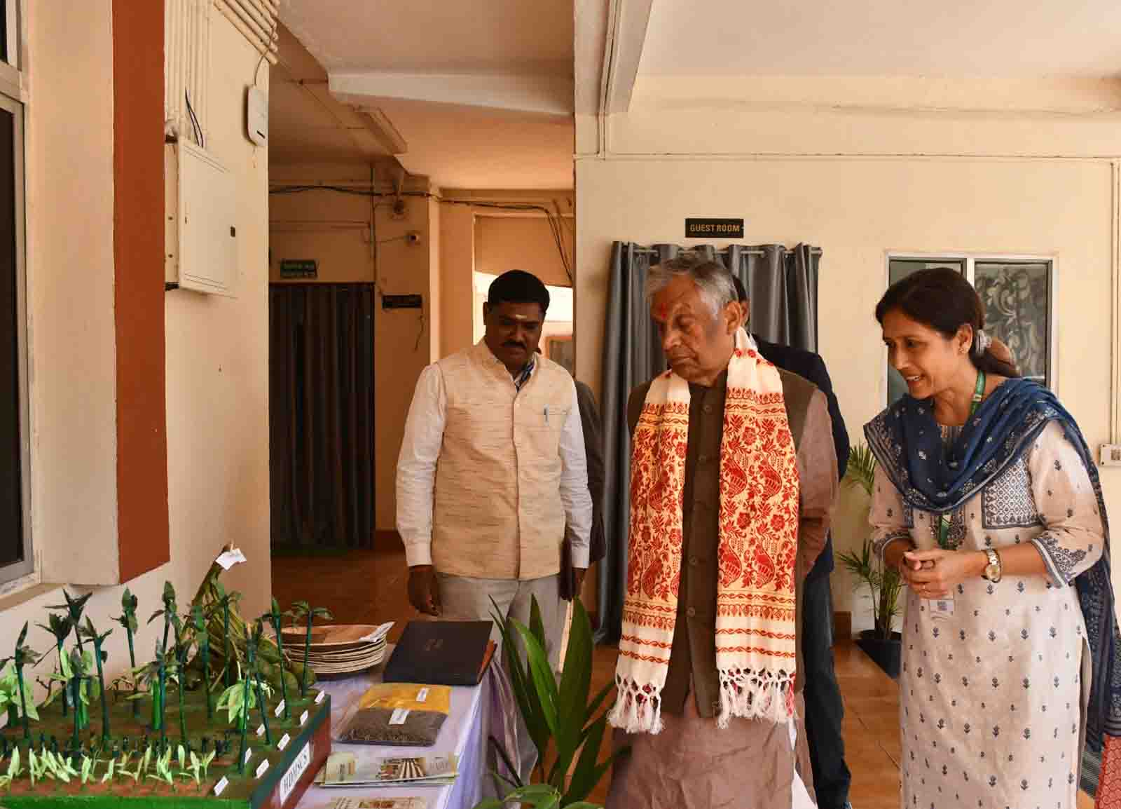 Photo for Visit of Shri Ram Nath Thakur, Union Minister of state for Agriculture and Farmer's Welfare today at Kahikuchi centre