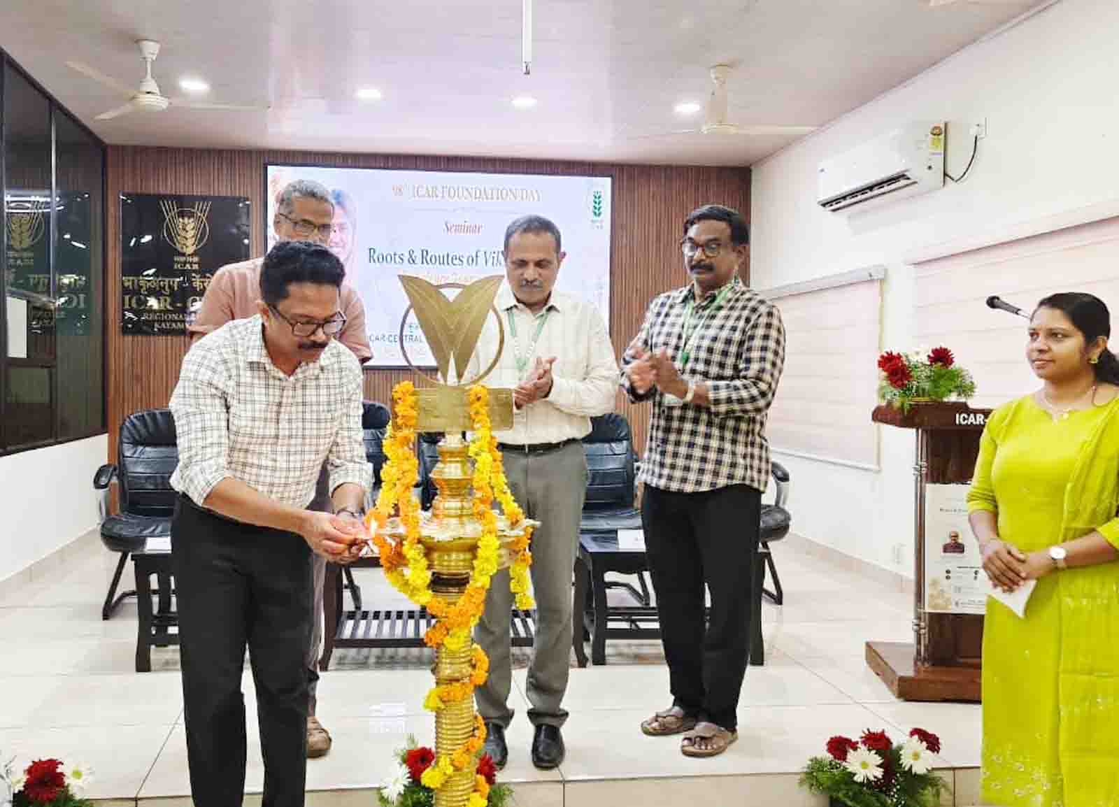 Photo for ICAR foundation day celebrated at CPCRI Regional Station, Kayamkulam